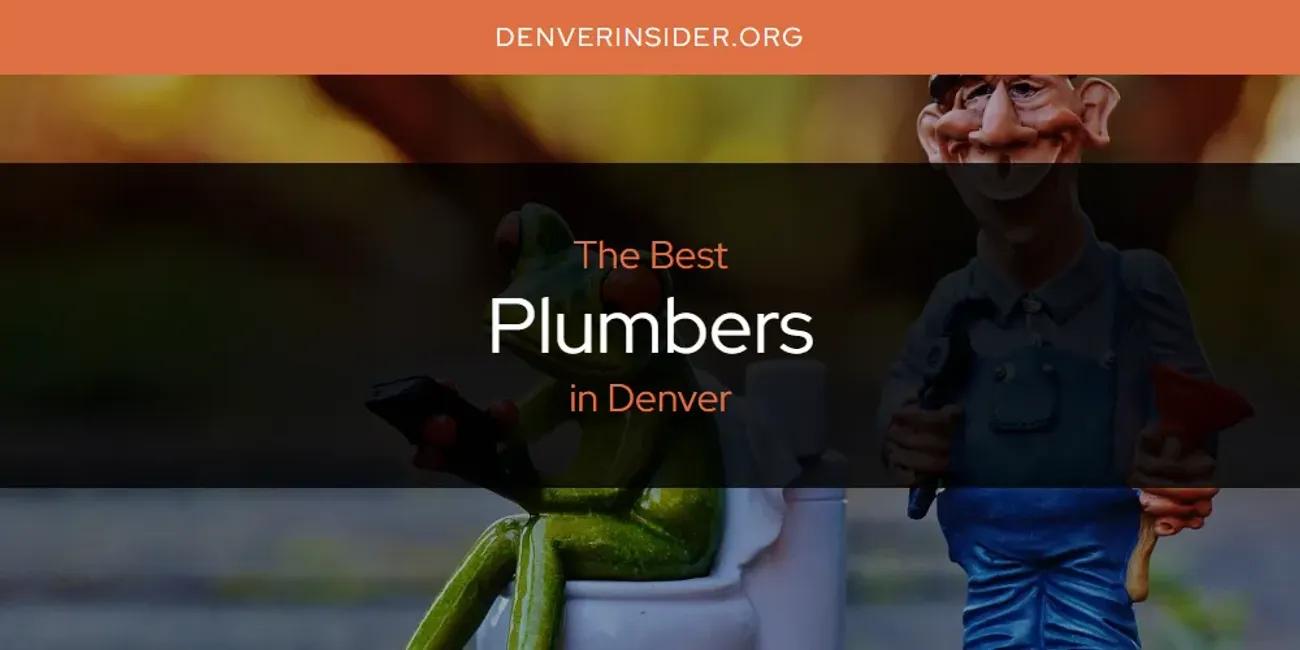 The Absolute Best Plumbers in Denver  [Updated 2024]